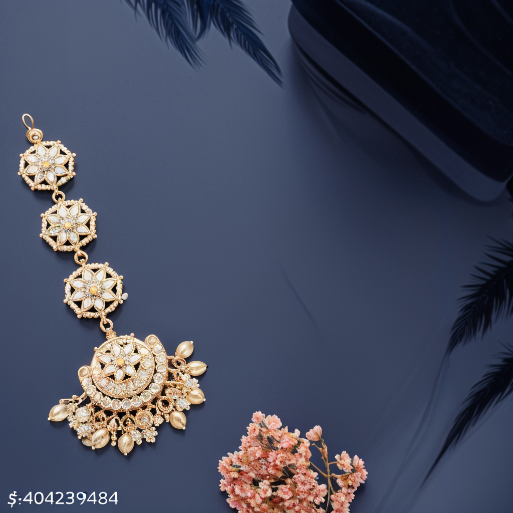 Royal Bridal Kundan & Pearl Jewelry Set Combo