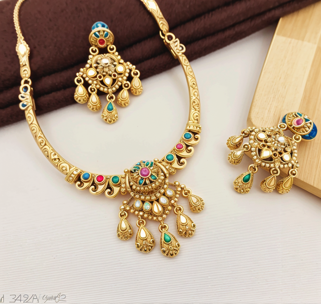 Royal Heritage Kundan Necklace Set