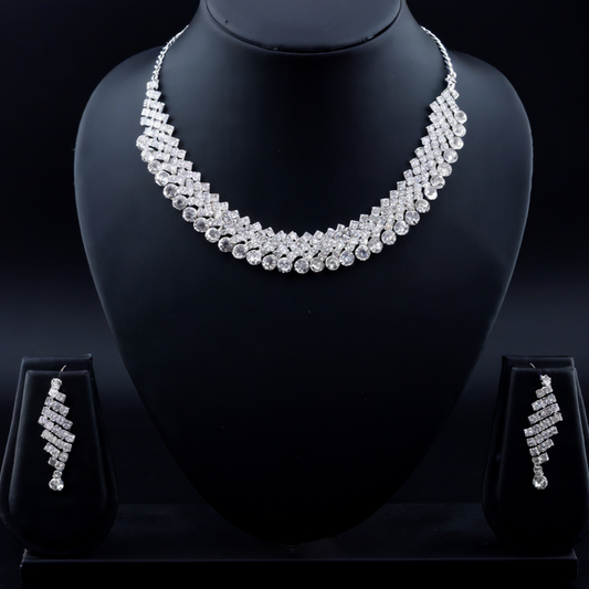 AD Cascade Elegance Necklace Set